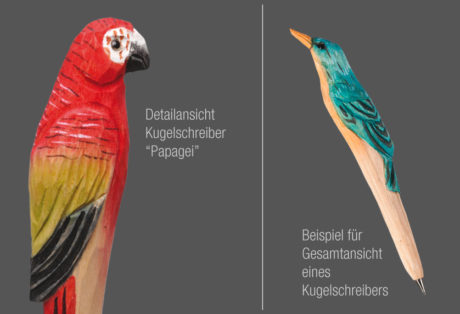 Tier-Kugelschreiber „Papagei“